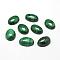 Oval Natural Malachite Cabochons, 14x10x4.5mm
