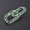 Transparent Acrylic Linking Rings, Quick Link Connectors, for Cable Chains Making, Oval, Pale Green, 27x16.5x4mm, Inner Diameter: 7.5x18mm