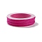 Braided Nylon Threads, Dyed, Knotting Cord, for Chinese Knotting, Crafts and Jewelry Making, Purple, 1mm, about 21.87 yards(20m)/roll