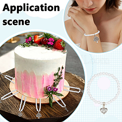 10 шт. 10 стиля акриловых круглых бусин&nbsp;BJEW-BC00002