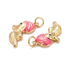 Подвески из латуни с эмалью в стойку&nbsp;KK-I689-18G