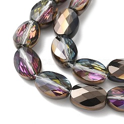 Стеклянные бусины с гальваническим покрытием &nbsp;EGLA-L045-A