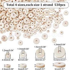 530 шт. синтетические бирюзовые бусины 4-х размеров&nbsp;G-AR0006-11B