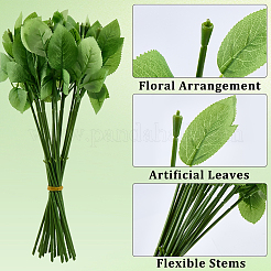 40 шт. 2 стиля пластиковый держатель для искусственного цветка и ветка для самостоятельного изготовления флористических композиций&nbsp;AJEW-SP0003-85
