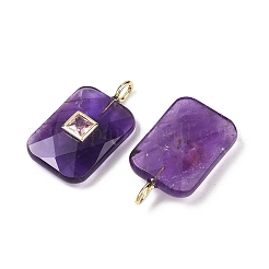 Подвески из натурального аметиста &nbsp;LS-G-I391-03G-10