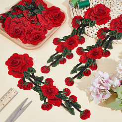 Утюг на ткани для вышивания полиэстера / пришивание заплат&nbsp;DIY-WH0589-78