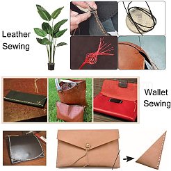 Круглые парафинированные полиэфирные шнуры&nbsp;YC-PH0002-04D-0.5mm