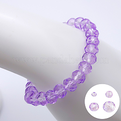 700шт 4 стиля прозрачные стеклянные бусины&nbsp;GLAA-AN0001-01