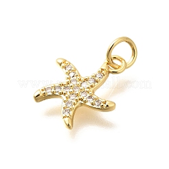 Латунные микропаве прозрачные подвески с фианитом&nbsp;LS-KK-Q040-01D-G