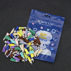 100 шт. 10 цвета искусственная замша подвеска с кисточкой украшения&nbsp;FIND-SC0002-28