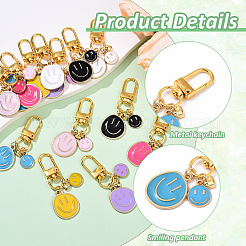 14 шт. 7 стильных подвесных украшений из сплава и эмали&nbsp;HJEW-YW00164