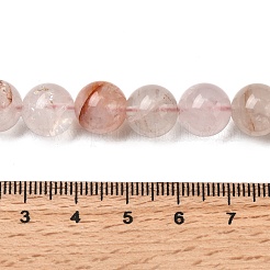 Натуральный гематоидный кварц круглые бусины нити&nbsp;G-N0078-10mm-06-01