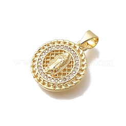 Латунные микро проложить кубического циркония подвески&nbsp;KK-D431-039G