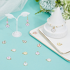 56шт 7 цвета сплава эмалевые подвески&nbsp;FIND-SC0016-11