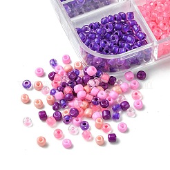 Стеклянные круглые бусины разных стилей&nbsp;SEED-FS0001-16A