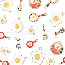 24шт 8 стиля сплава эмалевые подвески&nbsp;ENAM-FS0002-78