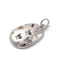 Латунные микро проложить кубического циркония подвески&nbsp;KK-U033-17P