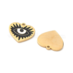 Подвески из нержавеющей стали 304 с эмалью&nbsp;STAS-K295-56G-02