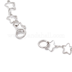 Изготовление латунного браслета-цепочки со звездой&nbsp;AJEW-JB01423