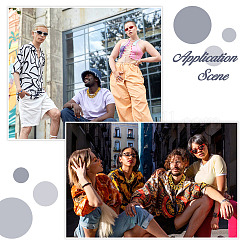 Кубинские звенья цепи из смолы для мужчин и женщин&nbsp;NJEW-WH0002-242