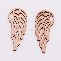 Необработанные деревянные филигранные столярные звенья&nbsp;WOOD-WH0099-10B