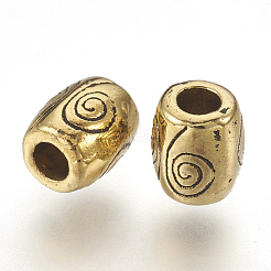 Сплавочные овальные бусины тибетского стиля &nbsp;LS-X-GLF10719Y-NF