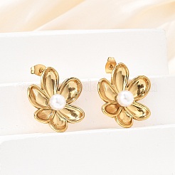 Серьги из нержавеющей стали 304&nbsp;EJEW-D319-04G