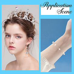 Подвески-коннекторы для картофеля с натуральным культивированным пресноводным жемчугом&nbsp;PALLOY-SC00013