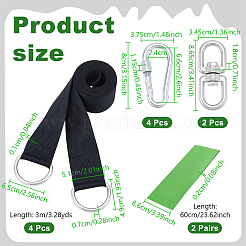 Ремень для подвешивания гамака на дерево из нейлона и нетканых материалов&nbsp;AJEW-WA0001-57