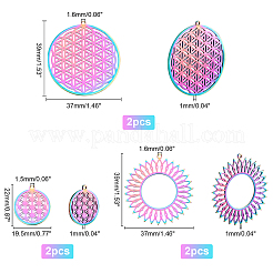 6 шт. 3 подвески из нержавеющей стали 201&nbsp;STAS-UN0020-19M
