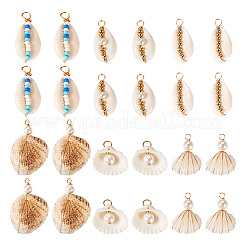 36 шт. 6 подвески из натуральной ракушки&nbsp;FIND-TA0004-84