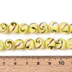 Бусины ручной работы бусины золотого песка&nbsp;LAMP-T024-11E