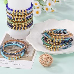 Стеклянные бусы браслеты&nbsp;BJEW-SW01604-02