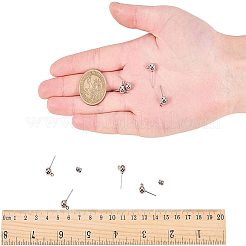 Фурнитура для сережек-гвоздиков из нержавеющей стали 304&nbsp;STAS-PH0018-68P