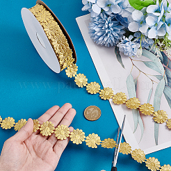 20 ярд двухсторонних лент из полиэстера с цветочным кружевом&nbsp;SRIB-PH0001-69