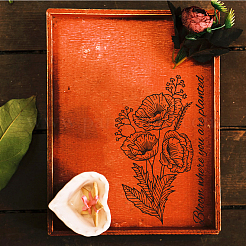 Самоклеящийся трафарет для шелкографии&nbsp;DIY-WH0338-100