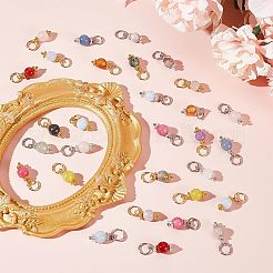 144шт 24 стиля натуральные подвески из драгоценных камней&nbsp;PALLOY-GO00024