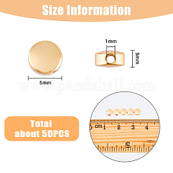 50 шт. Латунные дистанционные бусины&nbsp;KK-HY0001-12