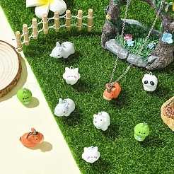 24шт 6 стиля непрозрачные подвески из смолы&nbsp;FIND-CJ0004-89