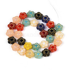 Смешанные стили стеклянные бусины нити&nbsp;GLAA-N061-07