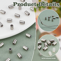 50 шт. бусины из нержавеющей стали&nbsp;STAS-PH0005-82