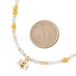 Подвеска в виде пчелы из сплава эмали&nbsp;NJEW-JN05735