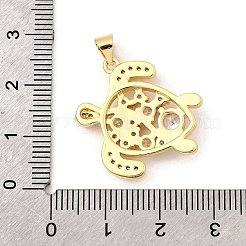 Латунные микро проложить кубического циркония подвески&nbsp;KK-I359-16G-04