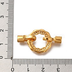 925 серебряная застежка с микропаве из прозрачного кубического циркония&nbsp;STER-M018-02G