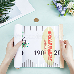 Съемная таблица роста с рисунком Aniaml для детей&nbsp;AJEW-WH0165-70B