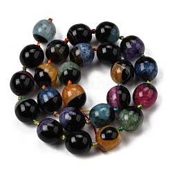 Природный агат бисер нитей&nbsp;G-F820-A01-01