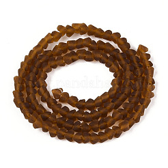 Матовые прозрачные стеклянные бусины&nbsp;LS-GLAA-N016-4mm-01