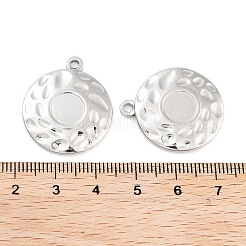 Подвеска-кабошон из не тускнеющей нержавеющей стали 304&nbsp;LS-STAS-P364-09P