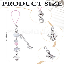 1 шт. сплава ремешки для мобильных телефонов для женщин&nbsp;HJEW-LP0001-35