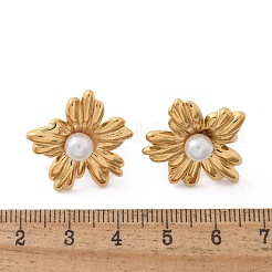 Серьги-гвоздики из нержавеющей стали 304&nbsp;EJEW-Z084-05G-03